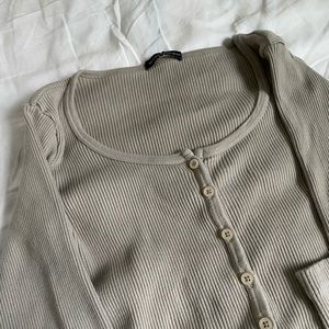 Brandy Melville Cream Top